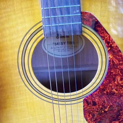 Yamaha  F345SY  Sycamore Top Dreadnought Acoustic Guitar Like New image 17