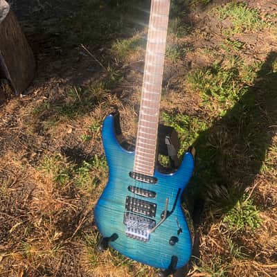Jackson  Dinky DK2 Pro series - 1997 MIJ Blue Flame image 7