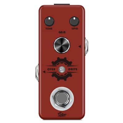 ISET Gear Overdrive Guitar Pedal Mini Guitar Effect Pedal For Electric Guitar Bass True Bypass image 2