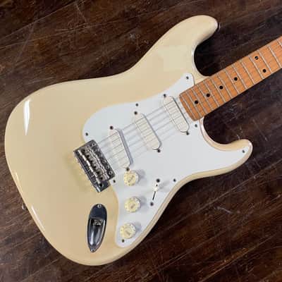 2002 Fender ST-54 95LS 1954 Reissue Stratocaster Eric Clapton Specs Vintage White V Neck prof MIJ image 1