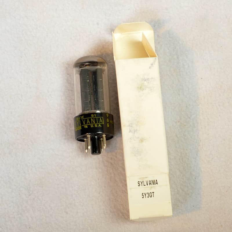 Sylvania 5Y3GT rectifier - Tests Strong -USA image 1