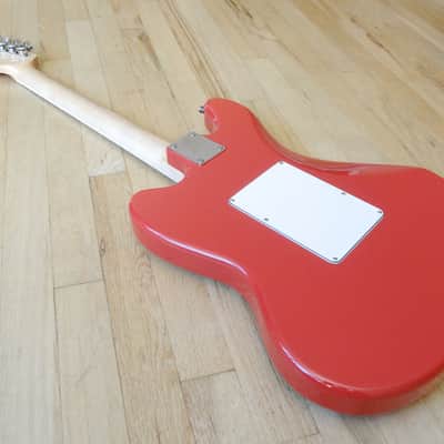 Bilt Relevator USA Made Custom Offset Electric Guitar Fiesta Red Mastery & ohsc image 10