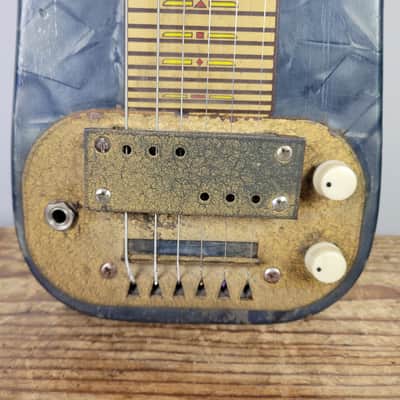 1957 Supro Lap Steel Mother of Pearl image 11