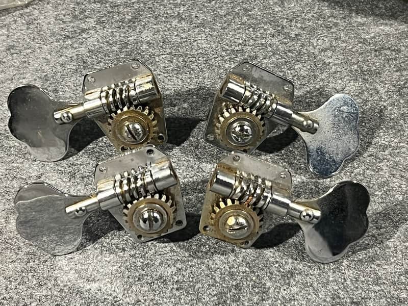 Gibson 1966 Set of EB Bass Tuning Keys w/ Ferrules Tuners image 1