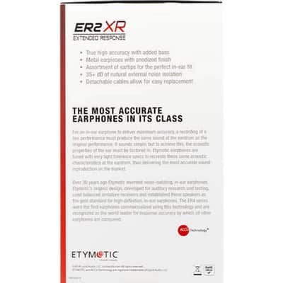 Etymotic Research ER2XR Extended Response In-Ear Monitor image 5