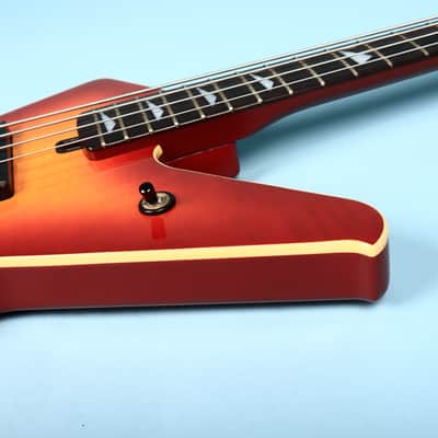 1984 Ibanez DT-870 Destroyer Bass Guitar Cherry Sunburst image 13