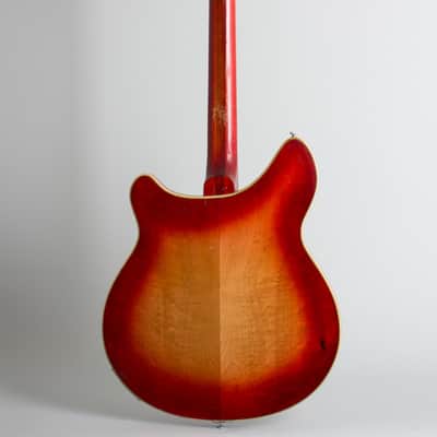 Rickenbacker  Model 360 Thinline Hollow Body Electric Guitar (1967), ser. #GB-572, original silver Tolex hard shell case. image 2
