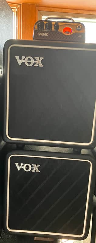 Vox MV50 Clean 50-Watt Guitar Amp Head 2017 - Present - Black / Silver/ 2 Vox speakers image 1