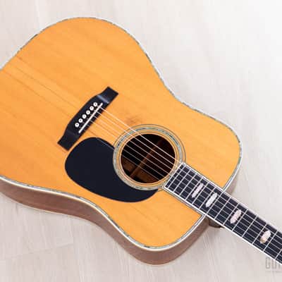 1973 Martin D-45 Vintage Dreadnought Acoustic Guitar w/ Case image 11