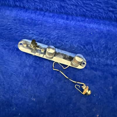 1971 Vintage Fender Telecaster Electronics Control Assembly Pots Knobs Switch Plate Jack Caps Tip 1971 1966 image 2