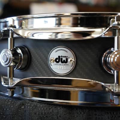 DW Collector's Series Pi - Carbon Fiber - 3.14" x 14" Piccolo Snare Drum image 2