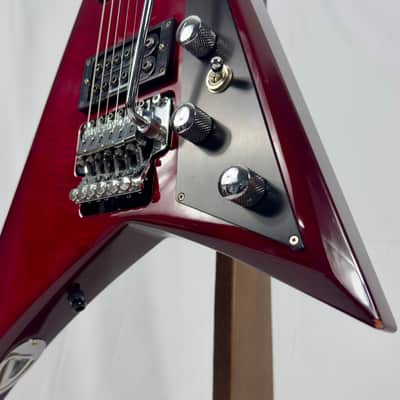 Jackson RR3 Randy Rhoads V Electric Guitar W/ OHSC MIJ Japan 1997 - Trans Red image 7