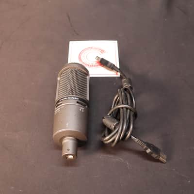 Audio-Technica AT2020 Large Diaphragm Cardioid Condenser Microphone 2010s - Black