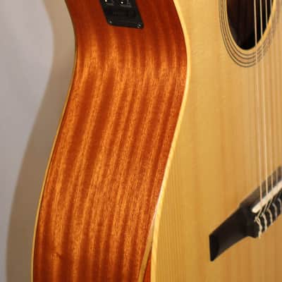 Taylor Academy A12e-N Nylon String Acoustic Electric Classical Guitar with gig bag used 2017 image 10