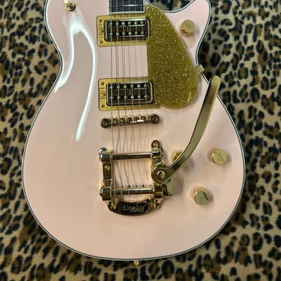 Gretsch G5230T Electromatic Jet Limited Edition - Shell Pink - Gold Hardware Upgrades Locking Tuners Hardshell Case image 2