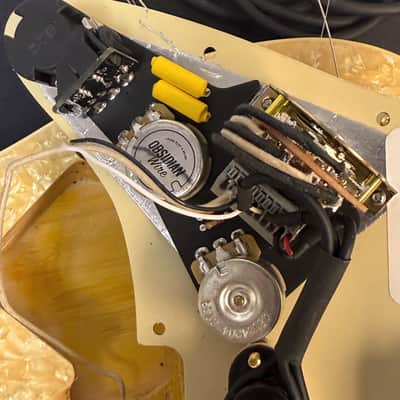 Xtra Guitars Prototype YS 01 S-Style Pearloid Electric Guitar - Obsidian, Gotoh image 13