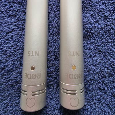 RODE NT5 Small Diaphragm Cardioid Condenser Microphone Stereo Pair 2002 - Present - Silver image 3