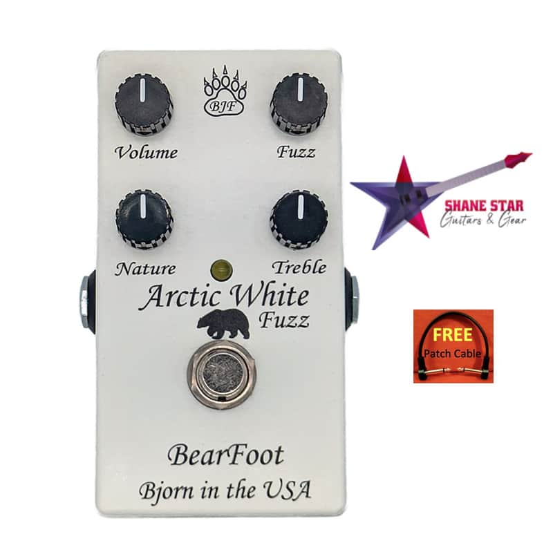 Bearfoot FX Arctic White Fuzz V2 Bjorn Juhl Design, Pedalboard Friendly Silicon Fuzz! image 1