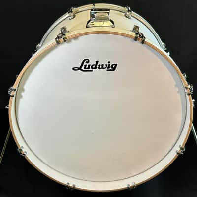 Ludwig NeuSonic (12/14/20) 3-Piece Shell Pack - Aspen White Cortex image 6