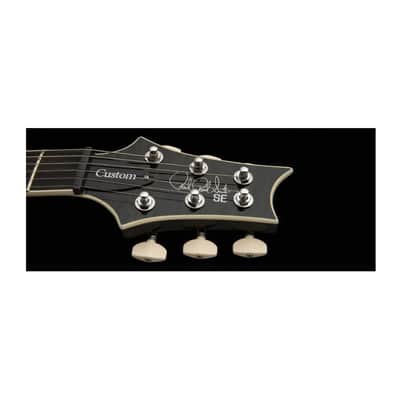 PRS SE Custom 24 Quilt Electric Guitar HH with Quilted Maple Top and 85/15 S Pickups (Teal Black) image 5