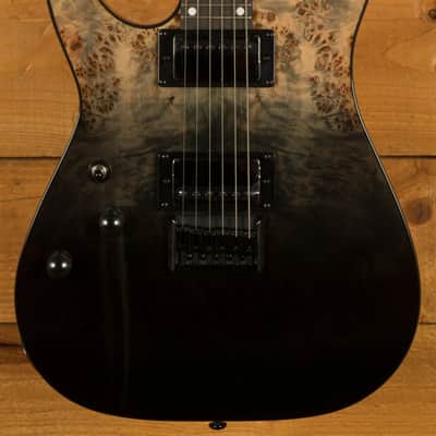 Schecter C-1 Standard - Roasted Maple - Black Fade Burst Burl - Left-Handed image 9