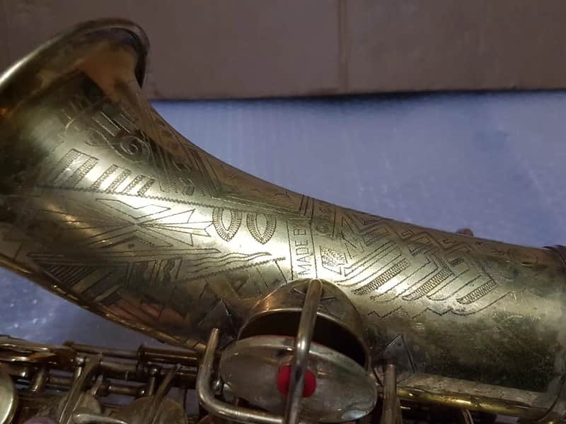 1930 CONN NEW WONDER II DECO DELUXE ALT / ALTO SAX / SAXOPHONE -- made in USA image 1