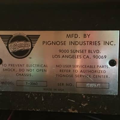 Vintage Pignose 30/60 Guitar Amp w/Eminence Speaker - MADE IN USA image 2