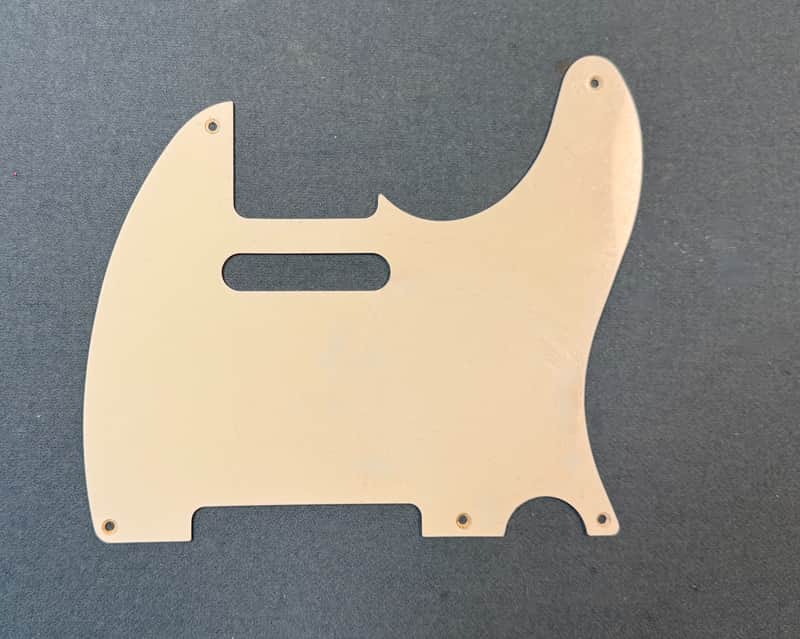 White Tele Pickguard image 1