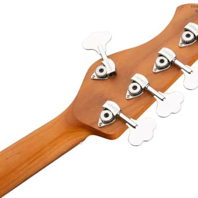 Sadowsky MetroExpress 24-Fret Modern Bass, Morado Fingerboard, 5-String - Solid Olympic White High Polish image 8
