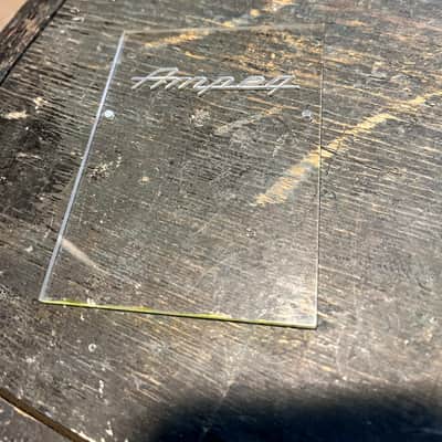 Ampeg back lit panel for B-15 others 1990's nos - clear image 1