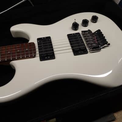 Rare Kramer Pacer Imperial USA 1984 Banana Headstock- Artic White image 7