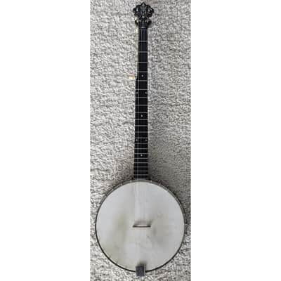 1899 S.S. Stewart Special Thoroughbred 5 string Open Back Banjo with hard case image 1