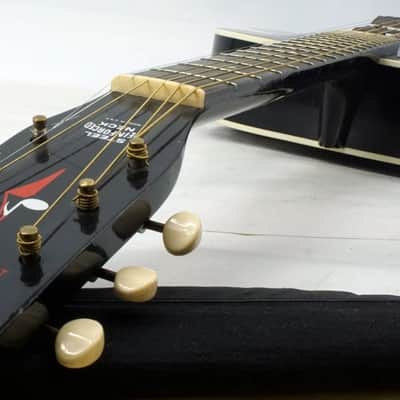1960s Harmony Monterey H950 Acoustic Guitar with Hard Case image 16