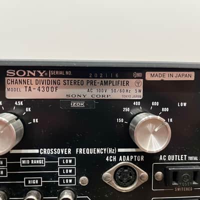 Sony TA-4300F Channel Dividing Stereo Preamplifier image 10