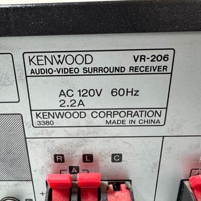Kenwood VR-206 Receiver HiFi Stereo 5.1 Channel Home Theater Phono Radio Vintage image 6