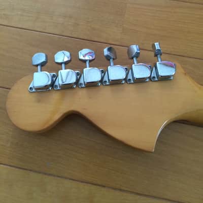 Tokai Stratocaster 80s  Silver Star Black w/ Maple Fretboard, large headstock, vintage Japan strat image 15