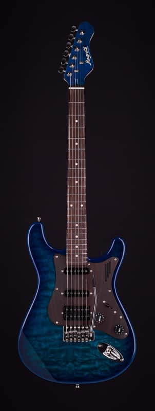 Magneto Sonnet Modern US-2300 See Thru Blue Quilt w/Gigbag image 1
