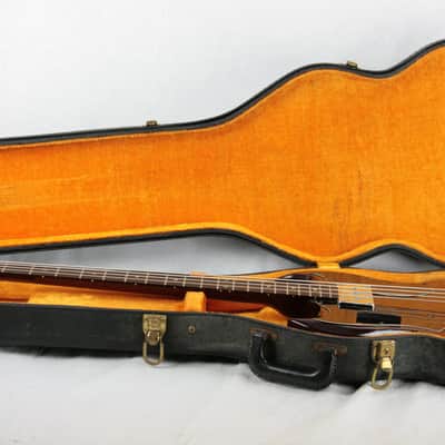 RARE 1969 Gibson EB-0 LEFT-HANDED Bass w OHSC! Double-Pickguard Lefty! Vintage image 3