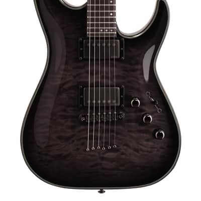 Schecter Hellraiser Hybrid C1 Trans Black Burst image 3