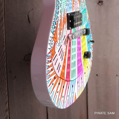 Gretsch  Custom art guitar  Ignite Jet Club HH  "  Hot Times in the City" " image 6