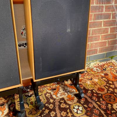 Vintage Celestion Ditton 33 Hifi Home Speakers w/ Original Stands image 3