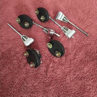 Premier Genista (Series ll) Bass Drum Lugs w. Claws and Rods (4) image 2