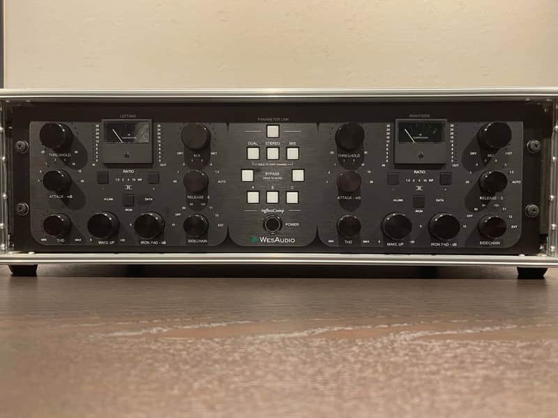 WesAudio ngBusComp Stereo Bus Compressor with Digital Recall 2020 - Black image 1