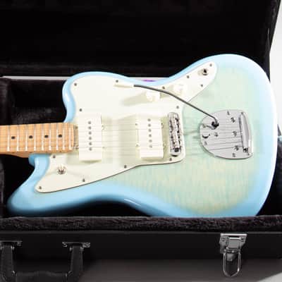 2024 Fender MIJ Hybrid II Jazzmaster FMT Flame Celeste Blue w/ HSC Japan image 1