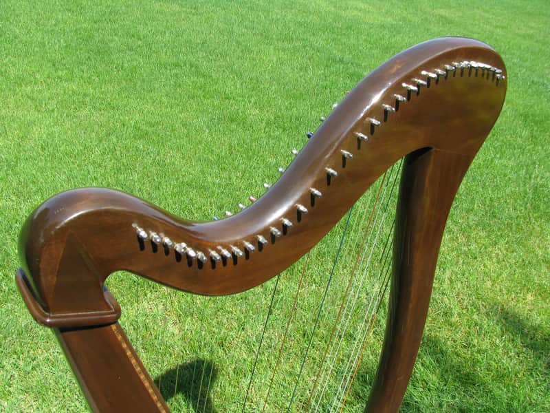 Beautiful Rare 34 String Aoyama 130-B Lever Harp Celtic Folk