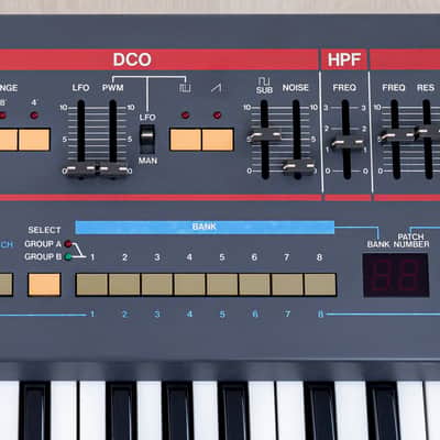 1985 Roland Juno-106 Vintage Analog Synthesizer, Serviced 120v w/ Carry Case image 5