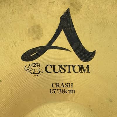 Zildjian 15" A Custom Crash Cymbal 1991 - Present - Brilliant image 4
