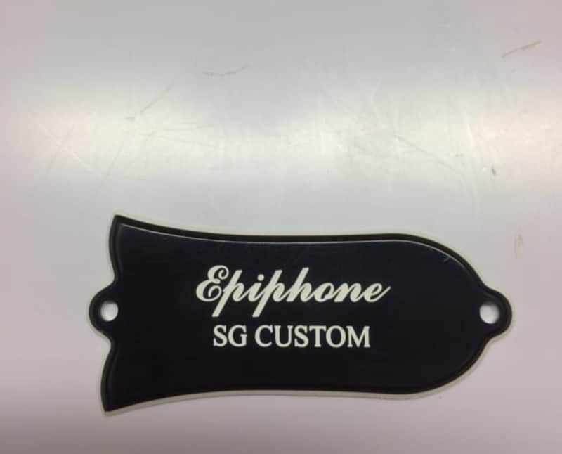 Gibson Epiphone Trussrod Cover TRC Black image 1