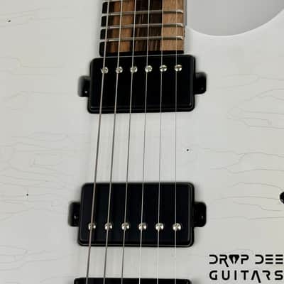 Mayones Adam Christianson Aquila Cardinal Aged Electric Guitar w/ Case - Cardinal White Aged image 6