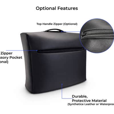 Ampeg Portaflex PF-210HE Ultimate Bass Cabinet Cover | Choose your Color, Fabric, Pocket, Padding & more | Made in the US image 4